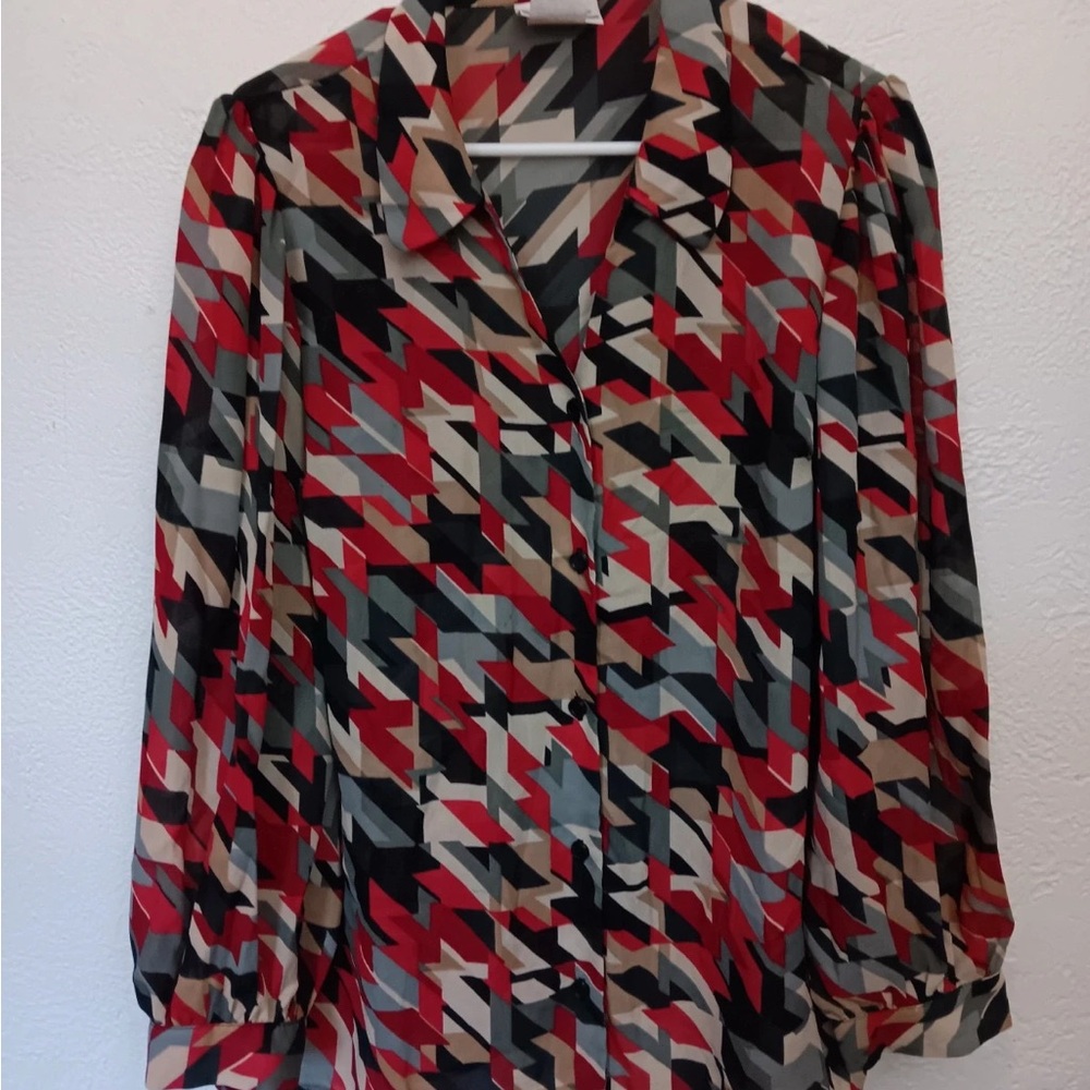 New Bend Over blouse size 16(1V) See actual measurements below